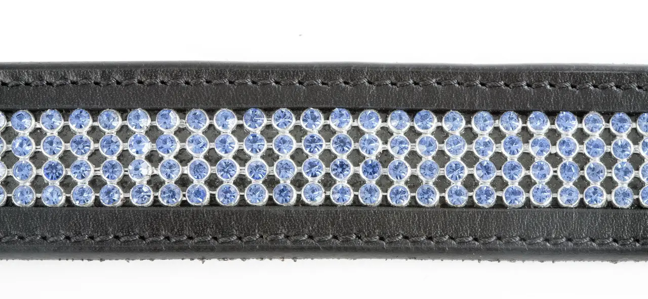 Ledergürtel ''Princess'', schwarz,silberf.Schnalle