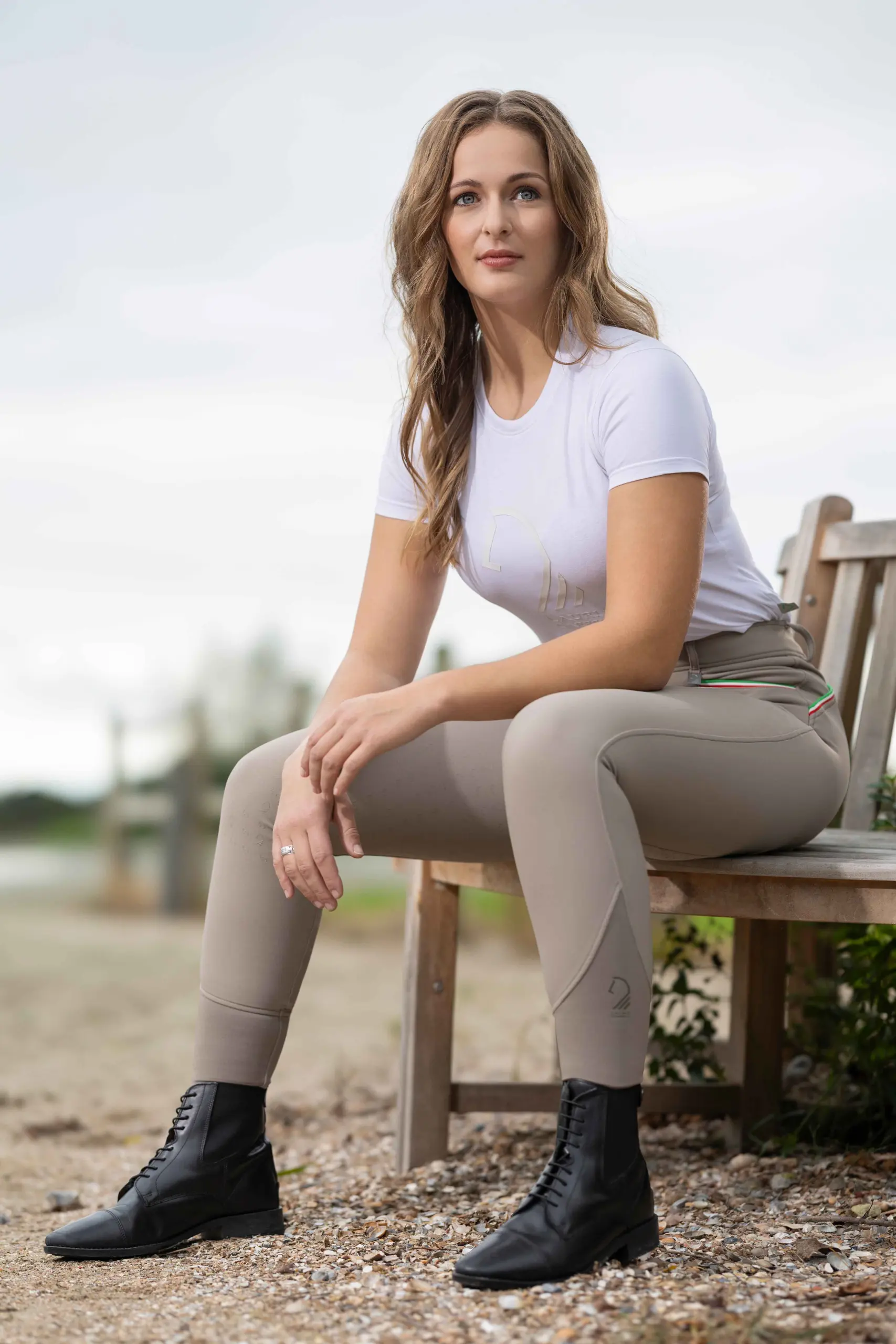 Damen Reithose LIVIGNO SPORTIVE Silikon-Vollbesatz