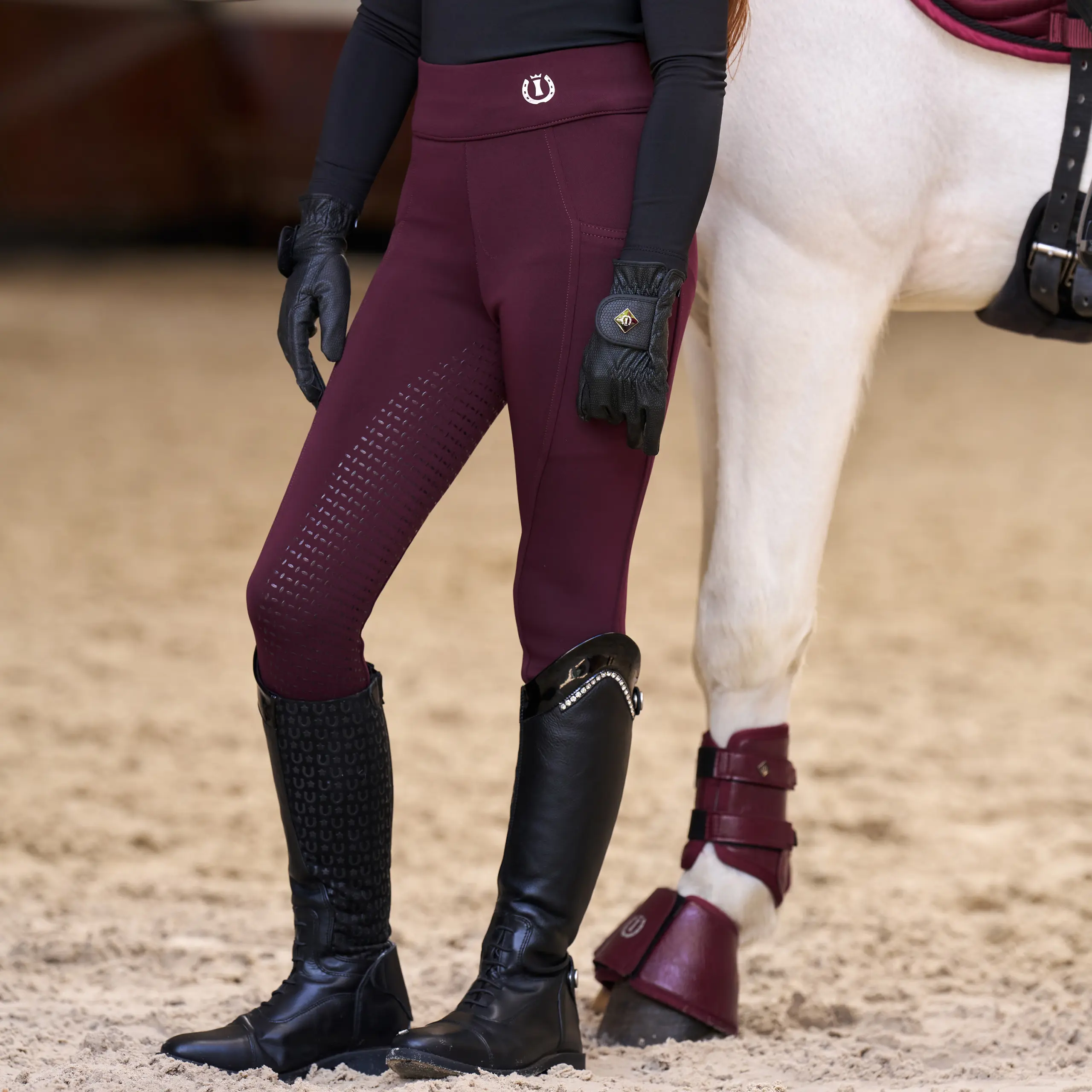KIDS Reitleggings IRHTessy Full Grip