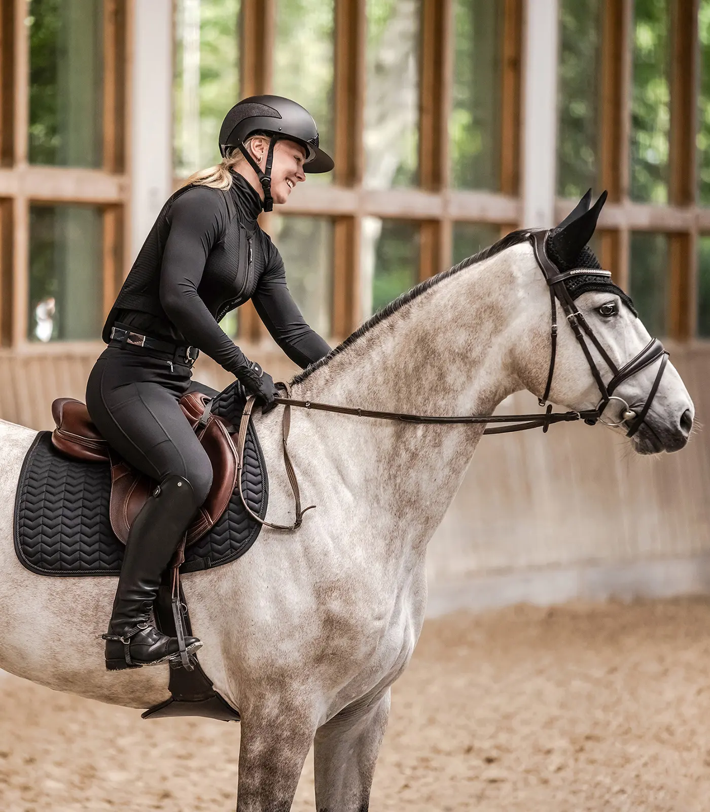 SWING H24 Lady shine riding helmet