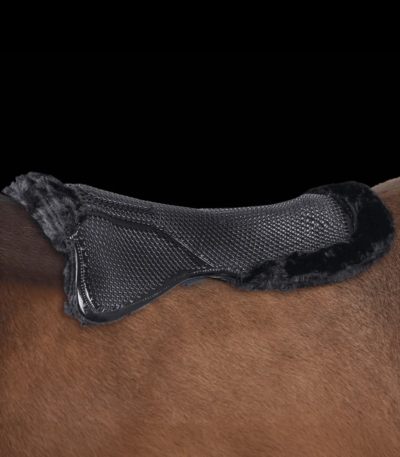 Gel pad with synthetic fur