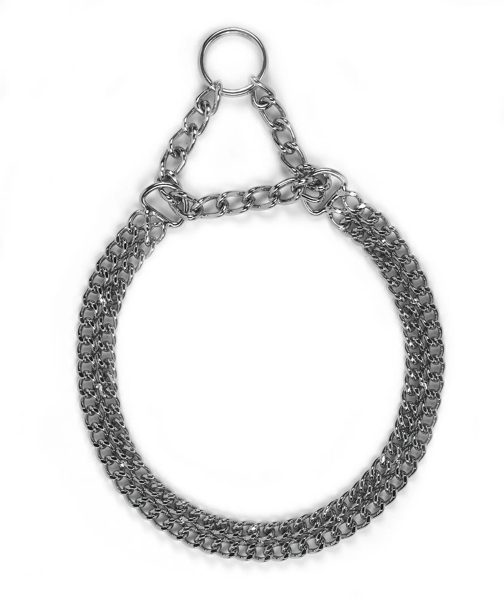 double chain chrome plated 2.5 mm, 50 cm