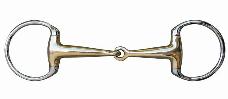 HKM Eggbutt snaffle 18 mm with argentan