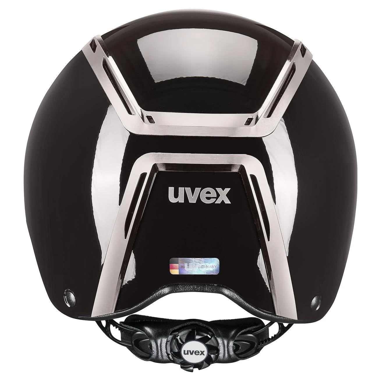 uvex riding helmet EXXEED SHINY CHROME