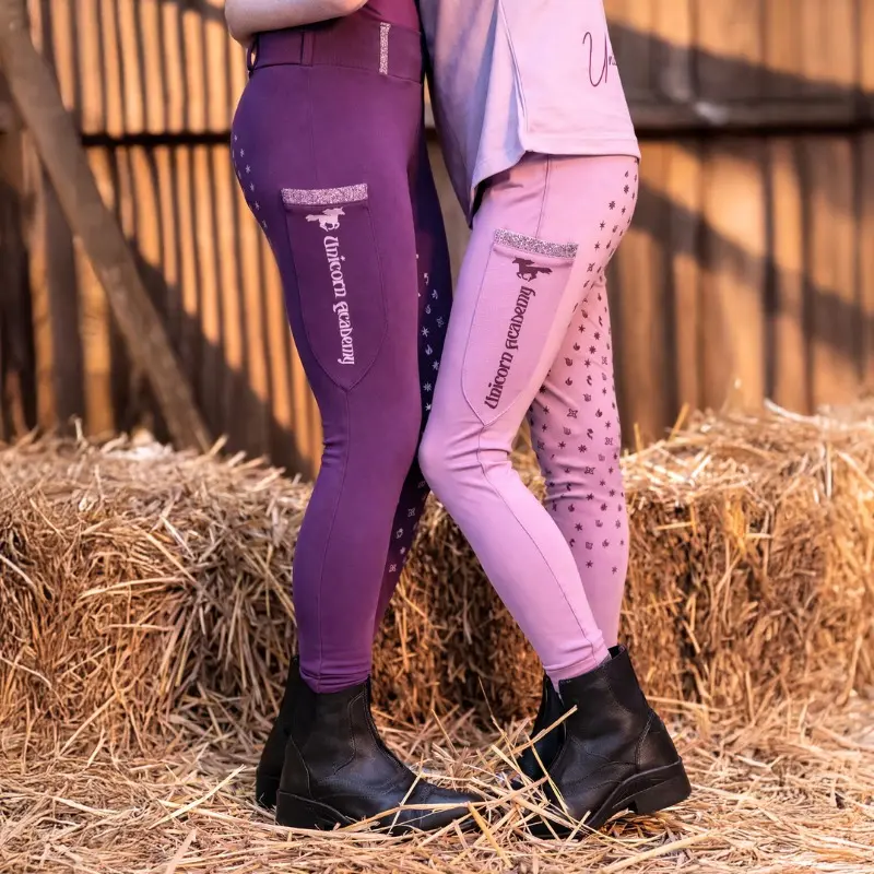 Reitleggings "Unicorn Academy" Glitzer
