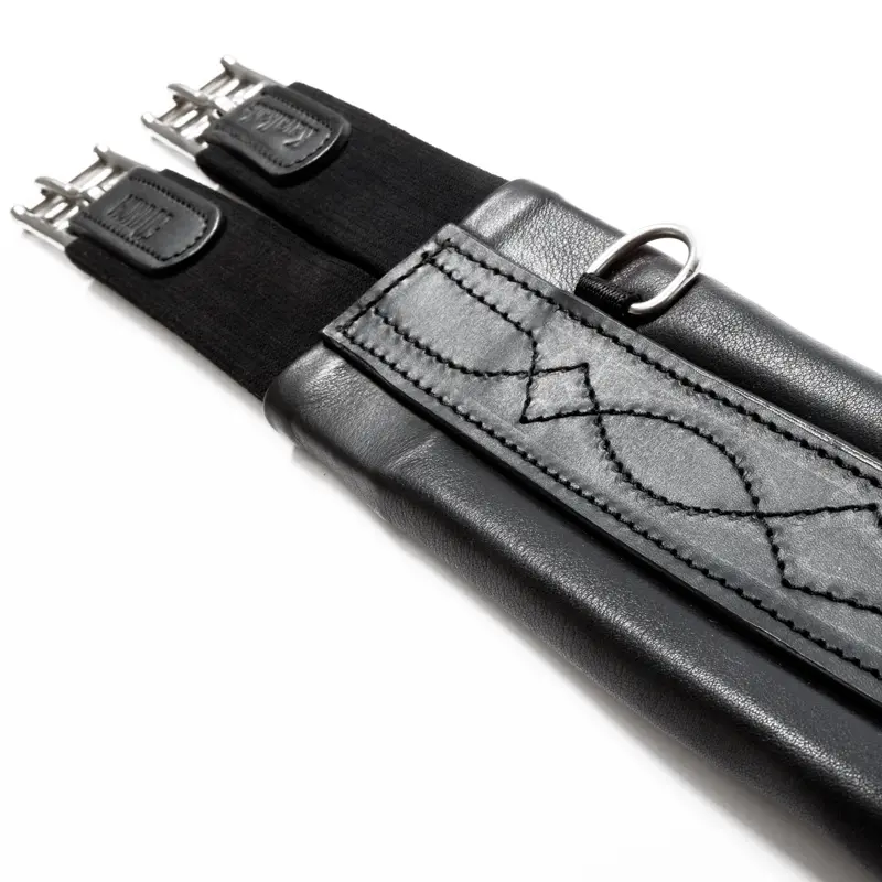 KAVALKADE Oiled Leather Longgirth "Foster Classic", with elast