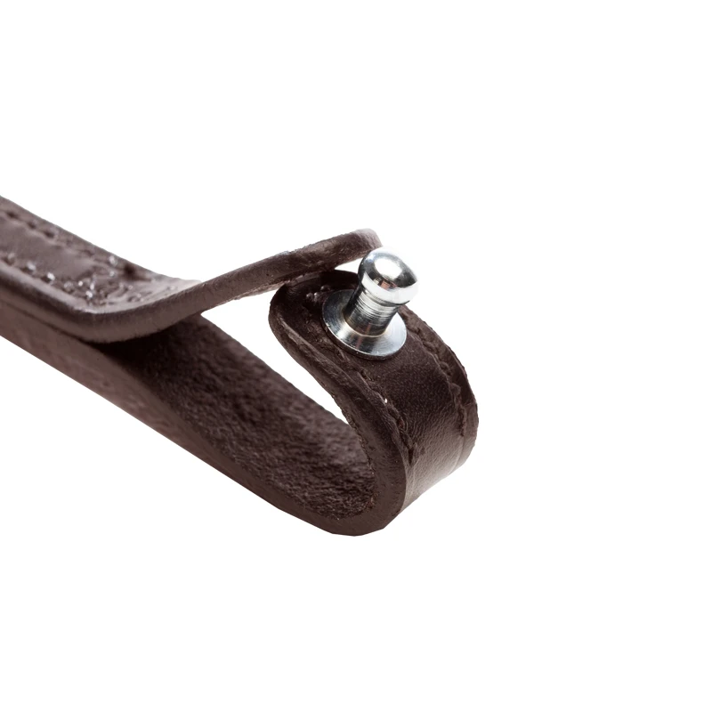 KAVALKADE Stirnband Button Coffee, V, braun, braune Steine