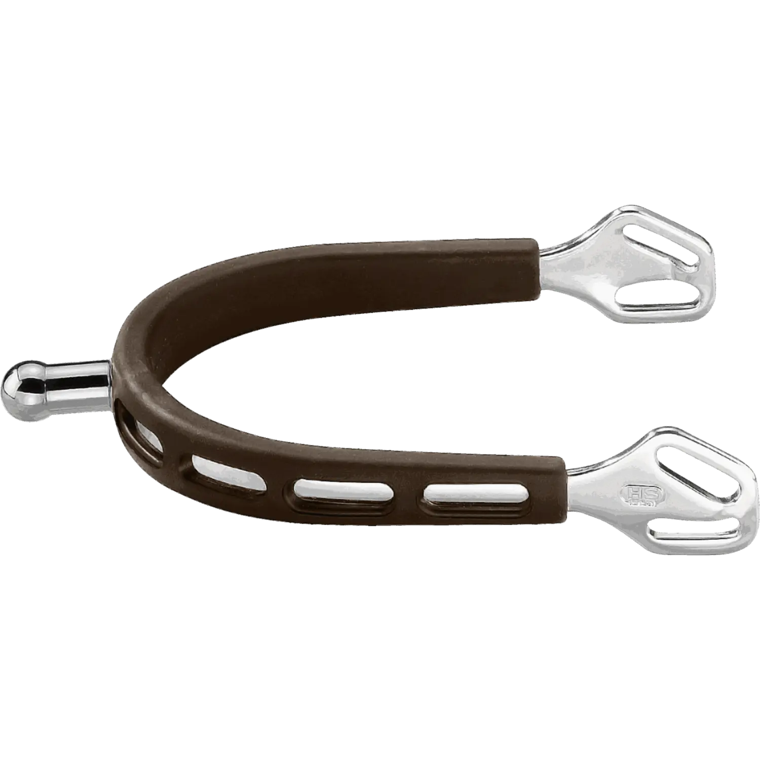 ULTRA FIT BROWN GRIP Spurs spurs with Balkenhol fastening - ball-shaped