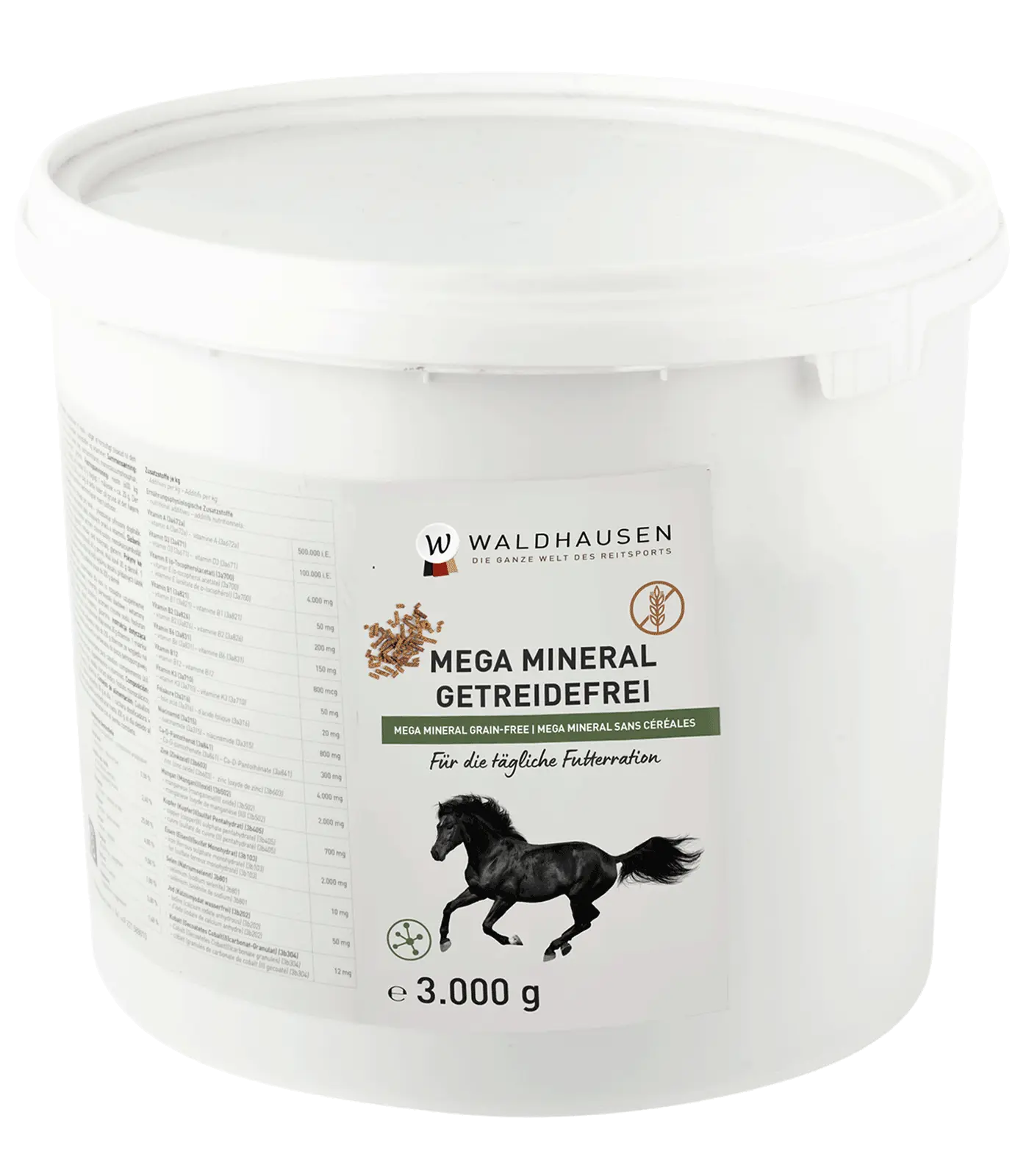 Mega Mineral Getreidefrei - Für die tägliche Futterration, 3kg