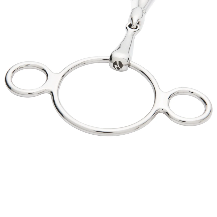 3-Ring-Wassertrense EDELSTAHL, 16 mm, doppelt gebrochen