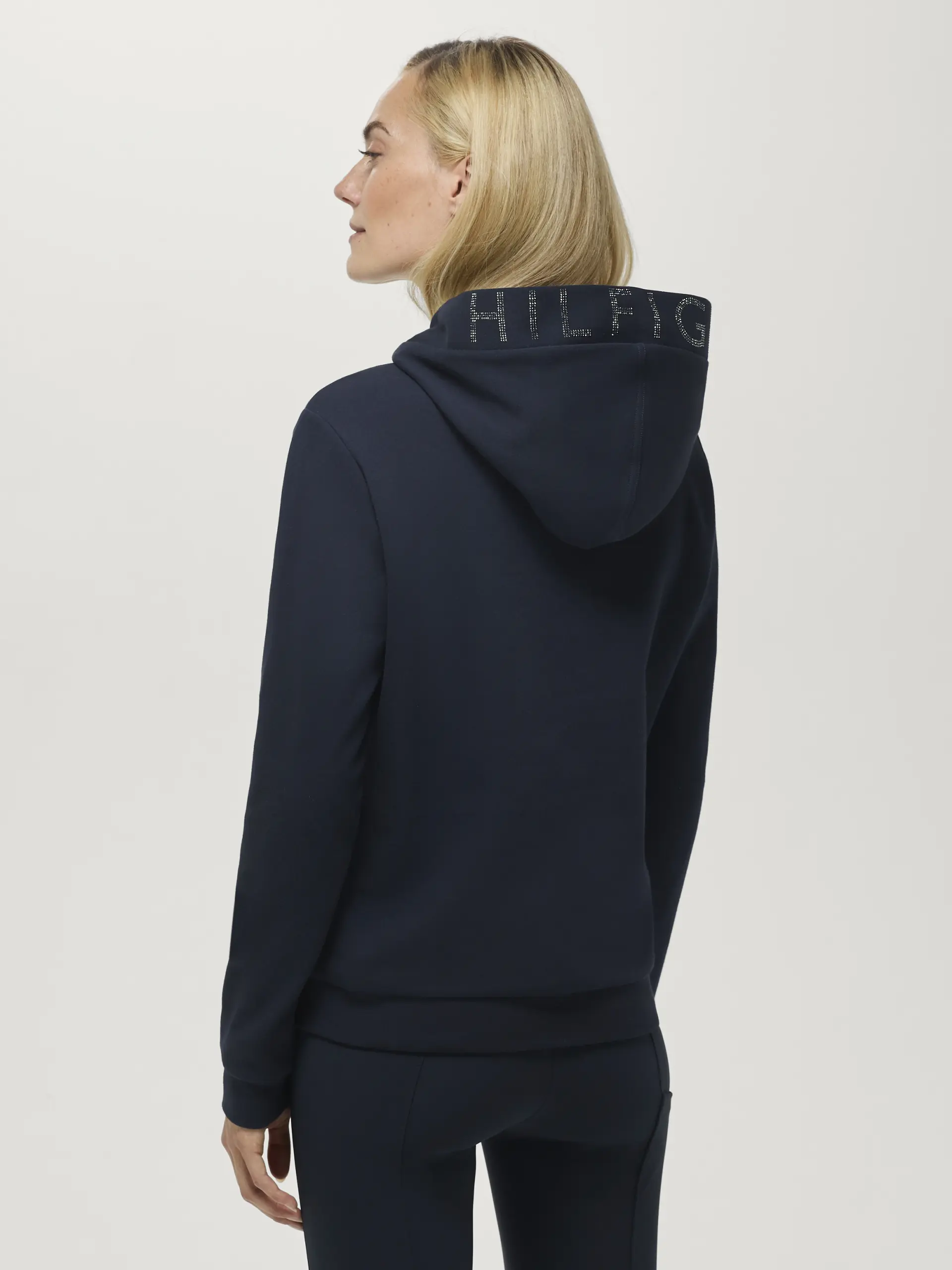 Damen Rhinestone Hoodie HOLLYWOOD Sommer 2026