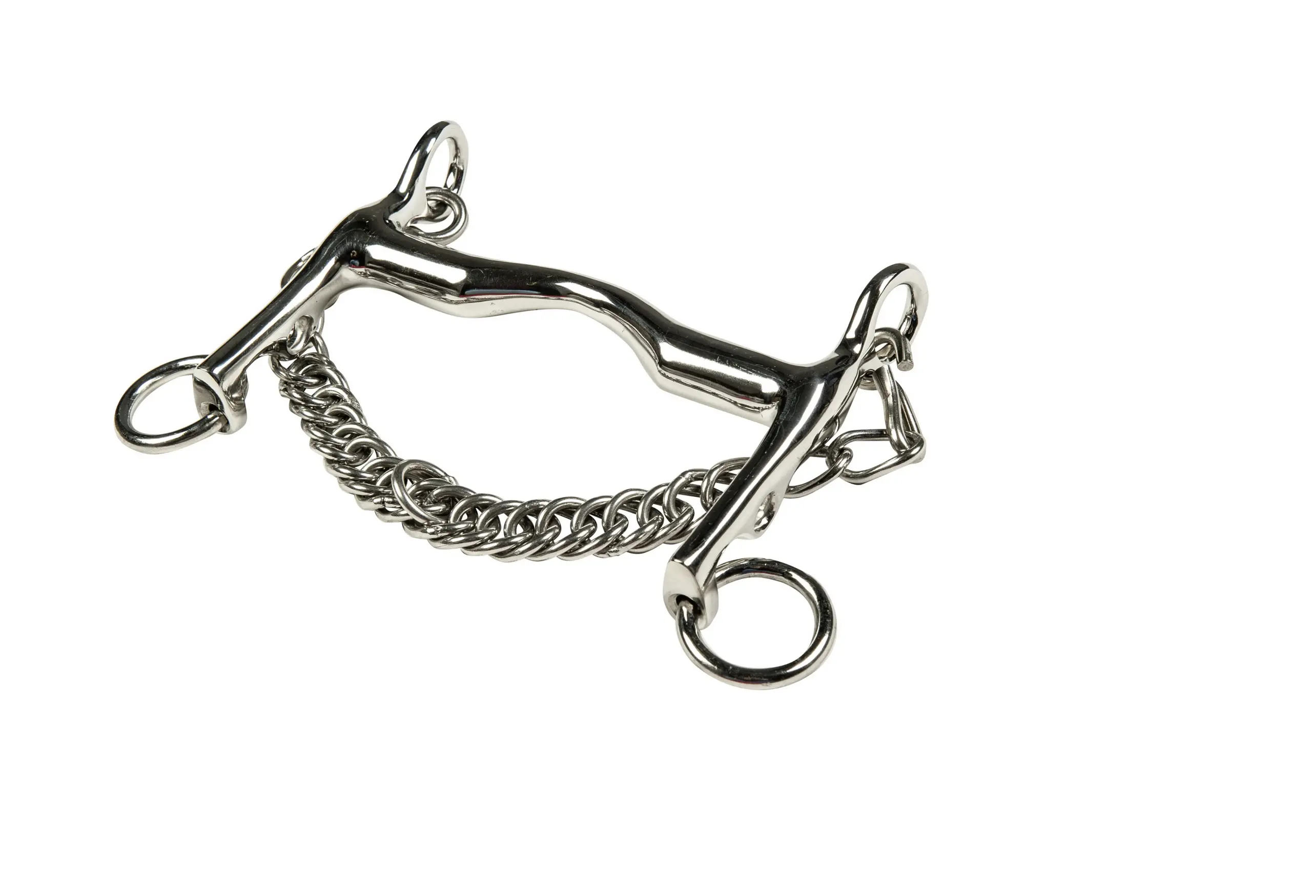 Reitkandare aus Edelstahl, 16 mm, Unterzug 7 cm