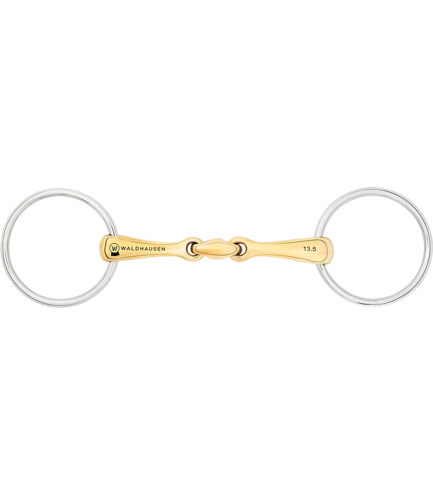 Cyprium Snaffle bit, double jointed