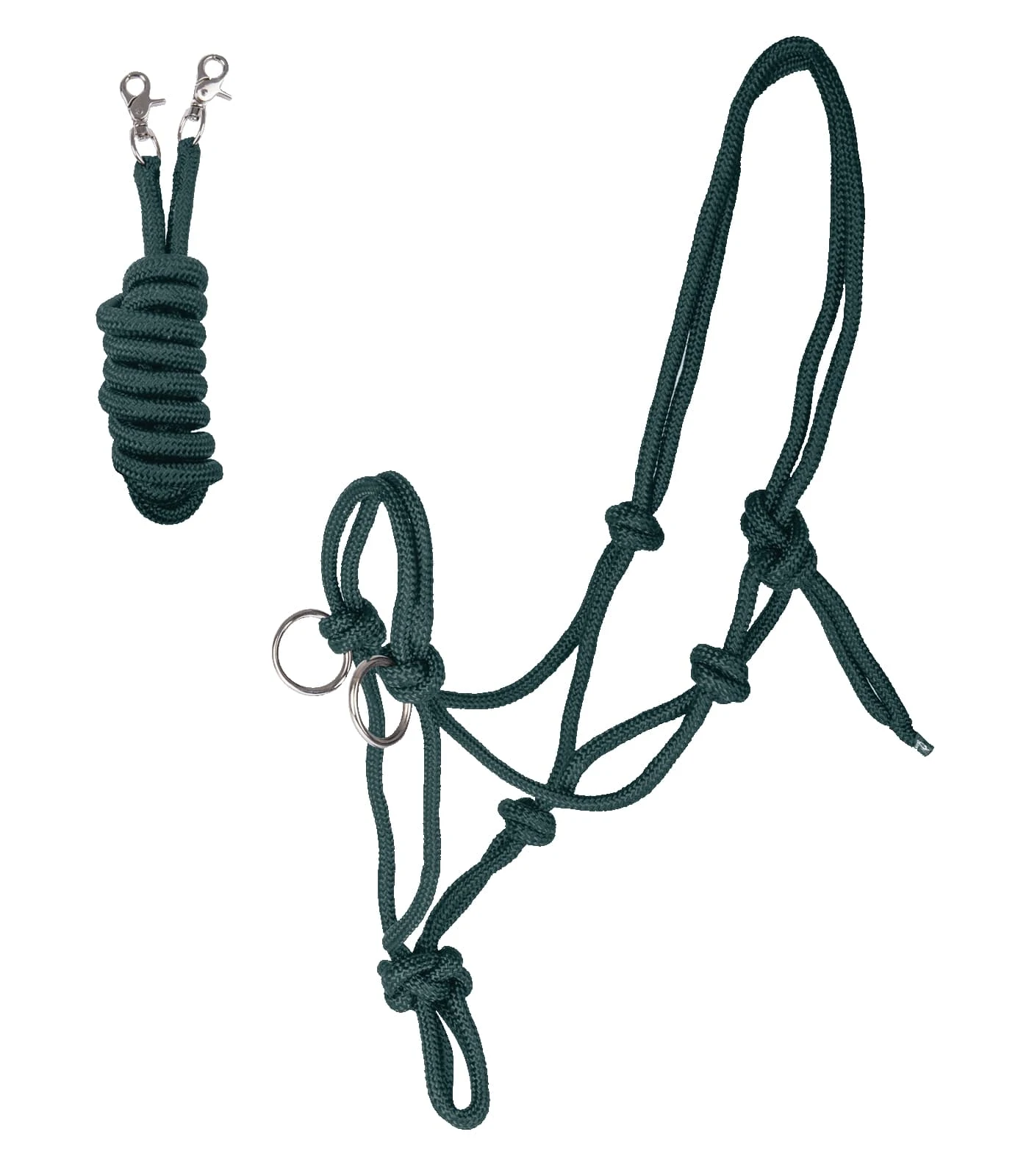 Knotted Halter with reins