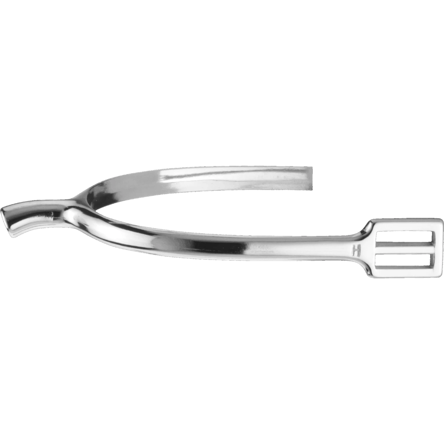 Spurs for men - Neverrust chrome plated, 20 mm flat