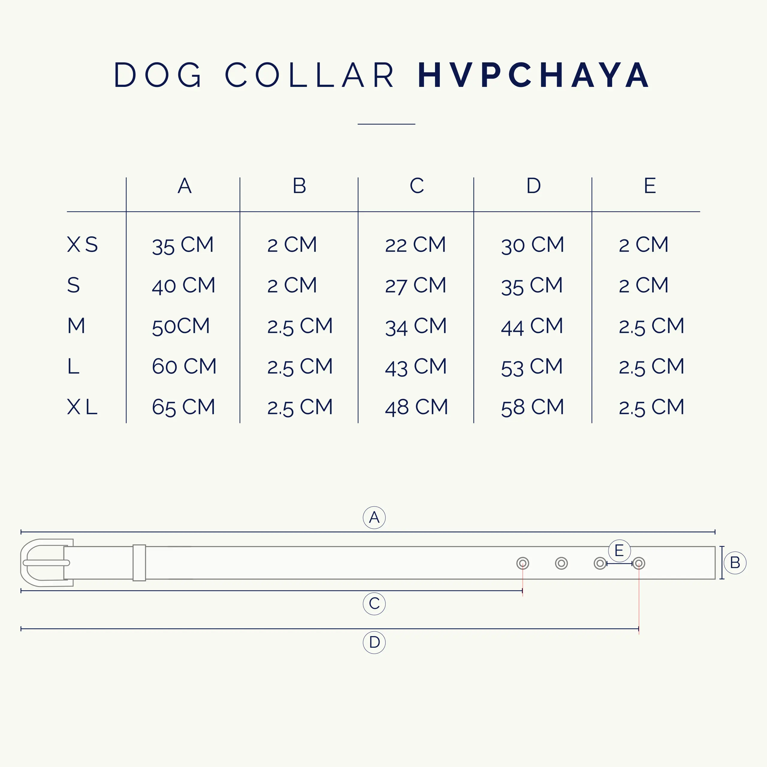 Hundehalsband HVPChaya