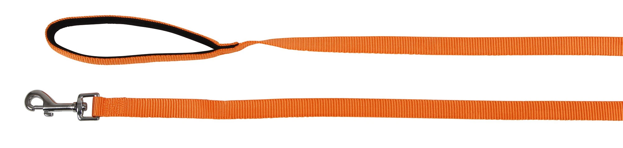 Suchleine Miami mit Softgriff orange, 10m x 20mm