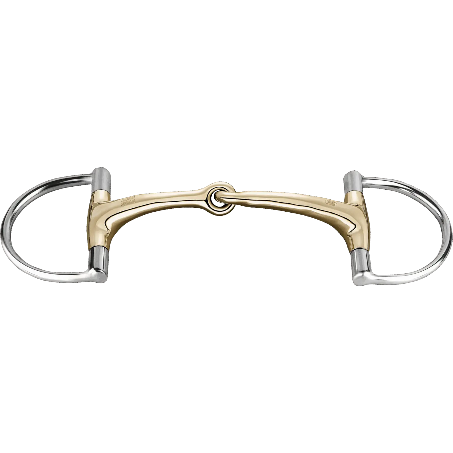DYNAMIC RS Hunter Jumper D-Ring Gebiss, 14 mm einfach gebrochen