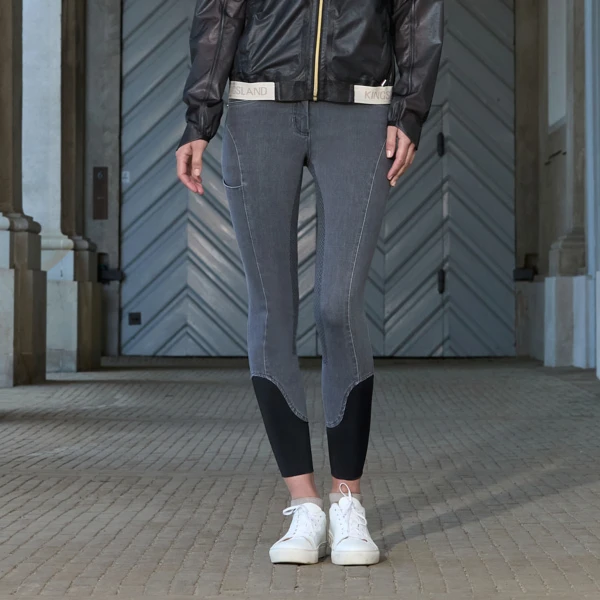 Damen Denim-Reithose KLKayce mit Vollbesatz und H-Form