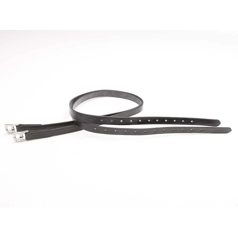 Steigbügelriemen "Deluxe", 150 cm, schwarz