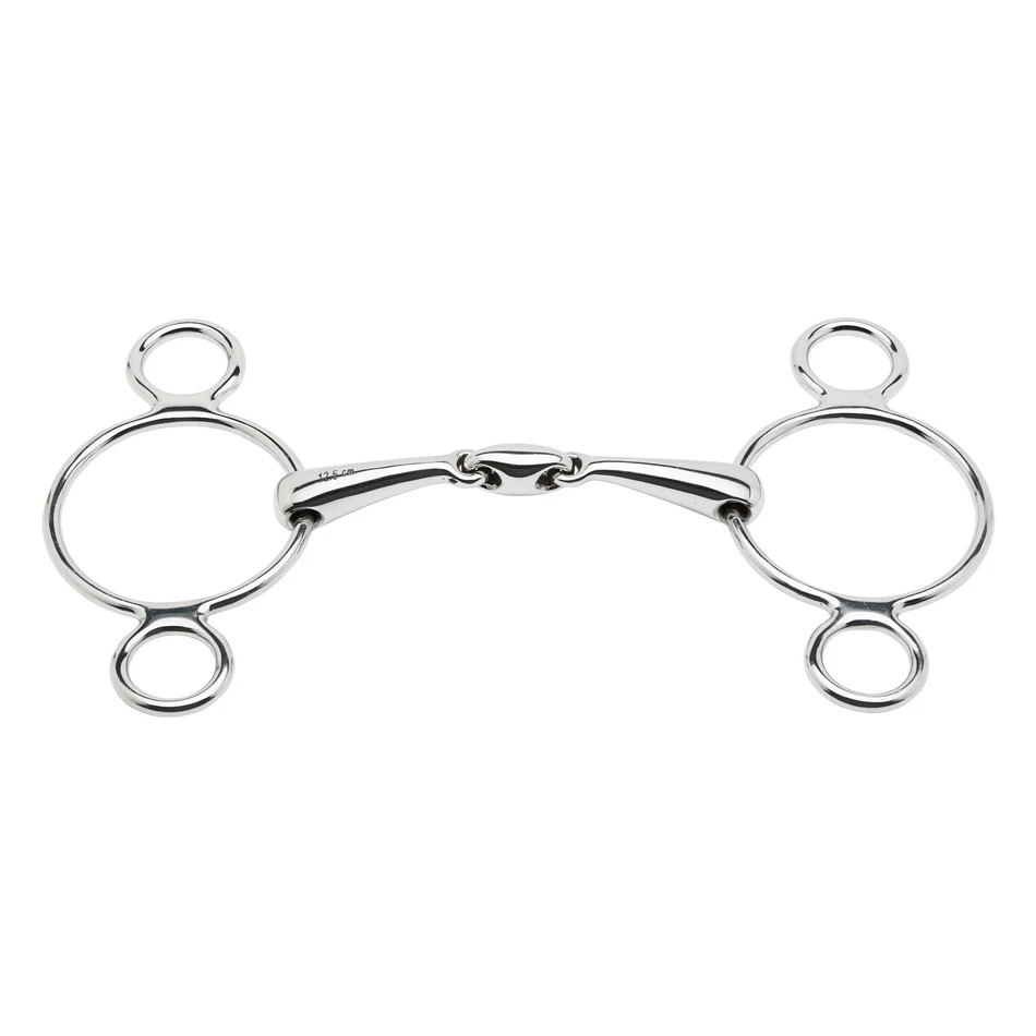 3-Ring-Wassertrense EDELSTAHL, 16 mm, doppelt gebrochen