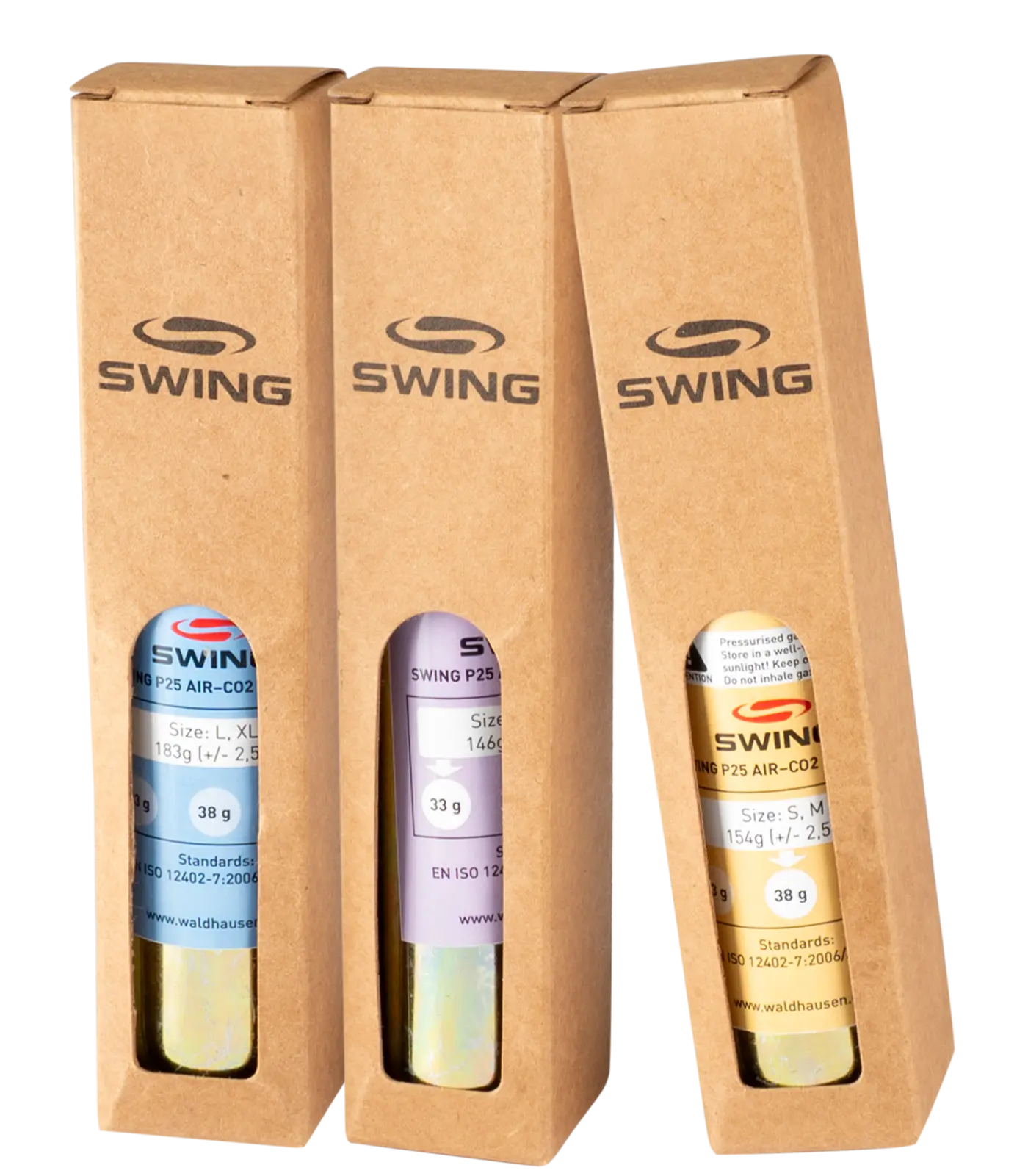 Replacement CO2 cartridge for SWING airbag vest P25 AIR
