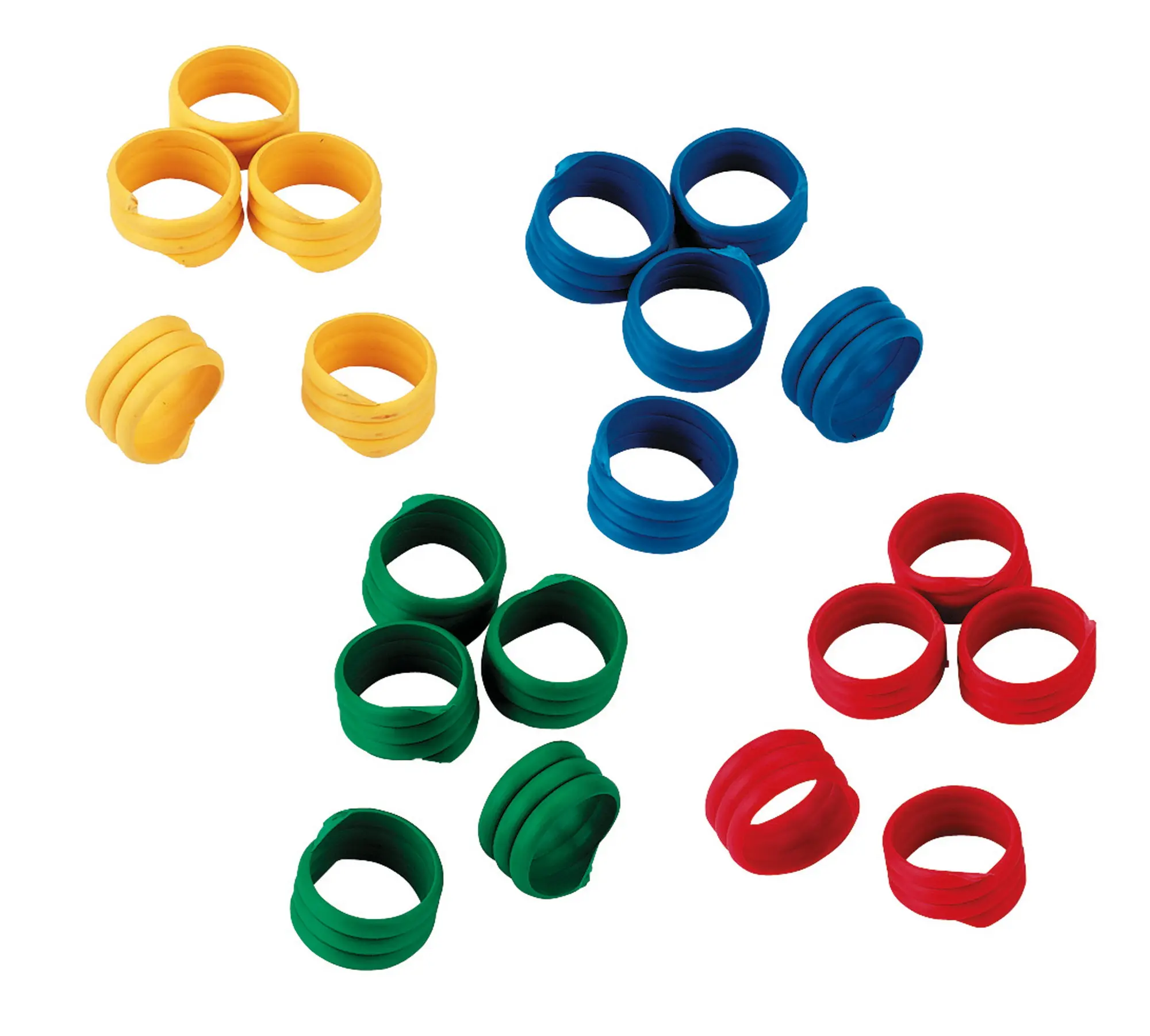Spiralringe gemischt (100 Stück)