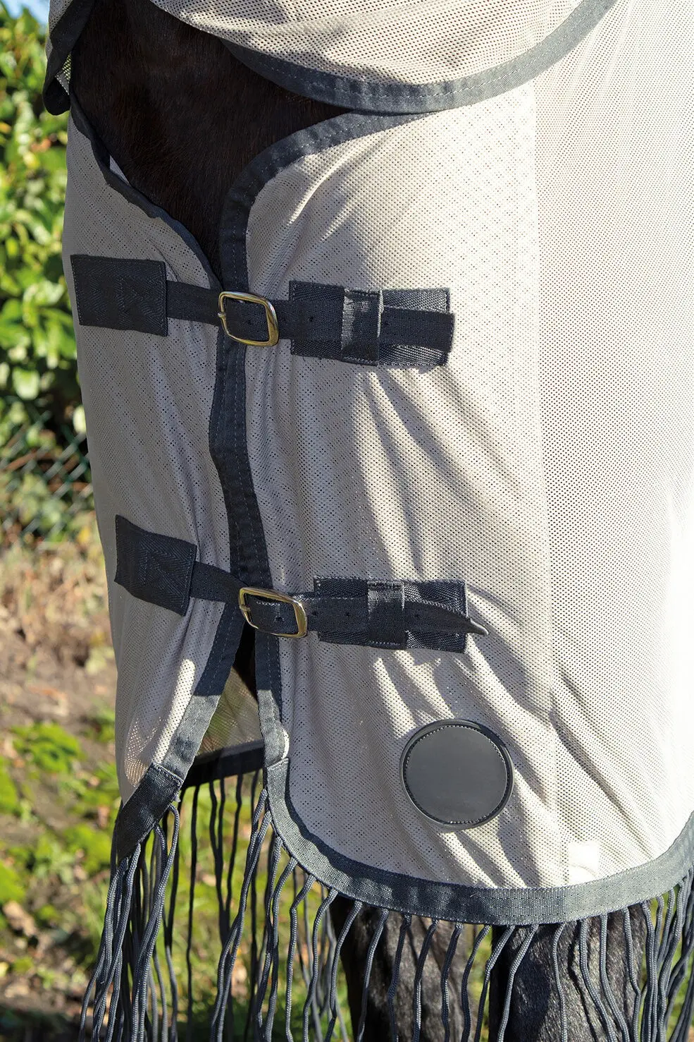 Fly rug -Fringes- Style, with neck part