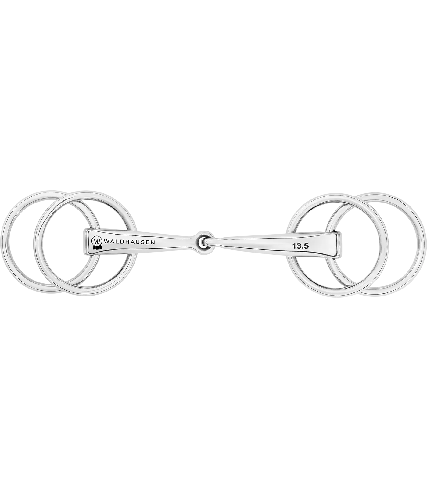 Driving bit, snaffle bit with 4 rings