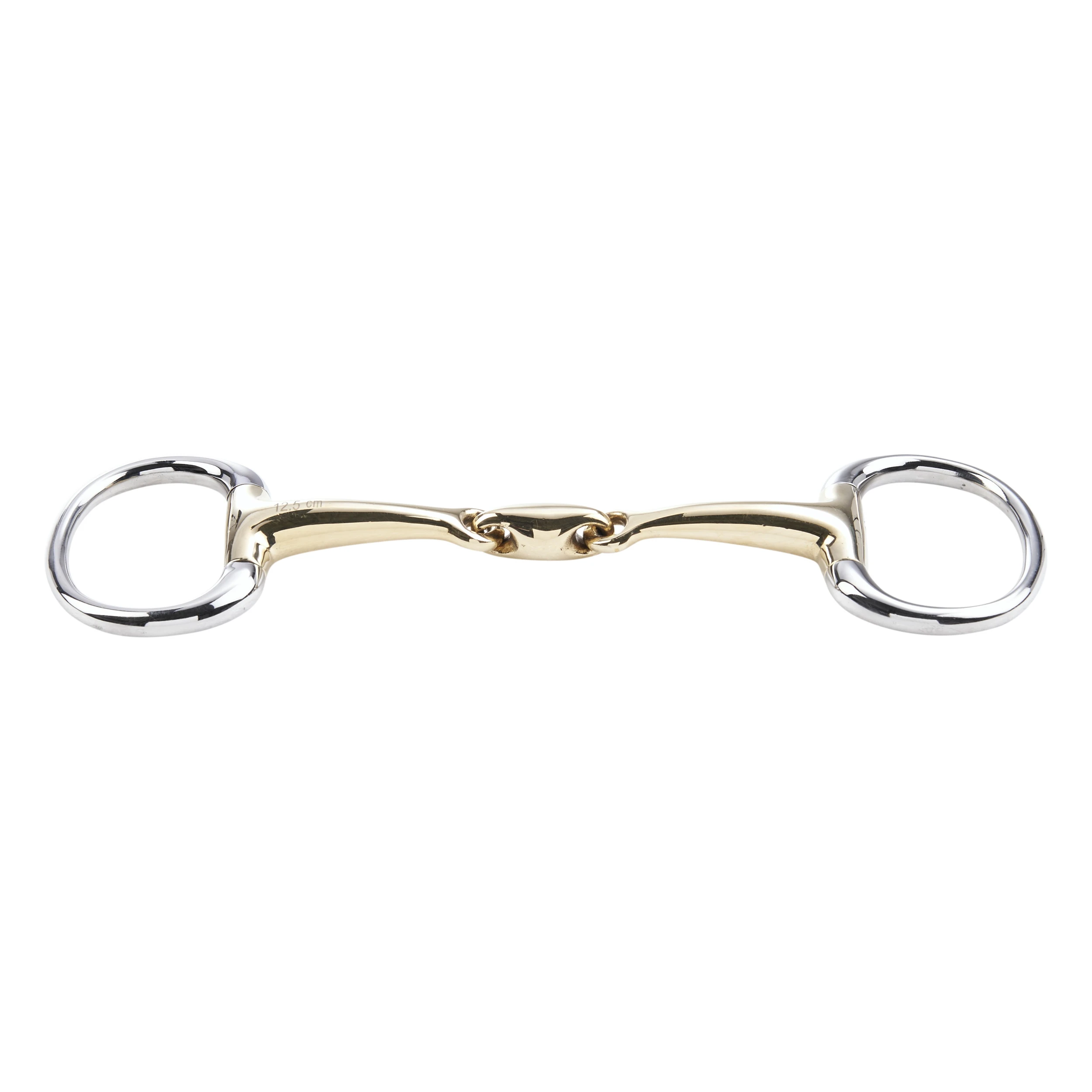 Unterleg-Olivenkopfgebiss KAUGAN® 14 mm, doppelt gebrochen