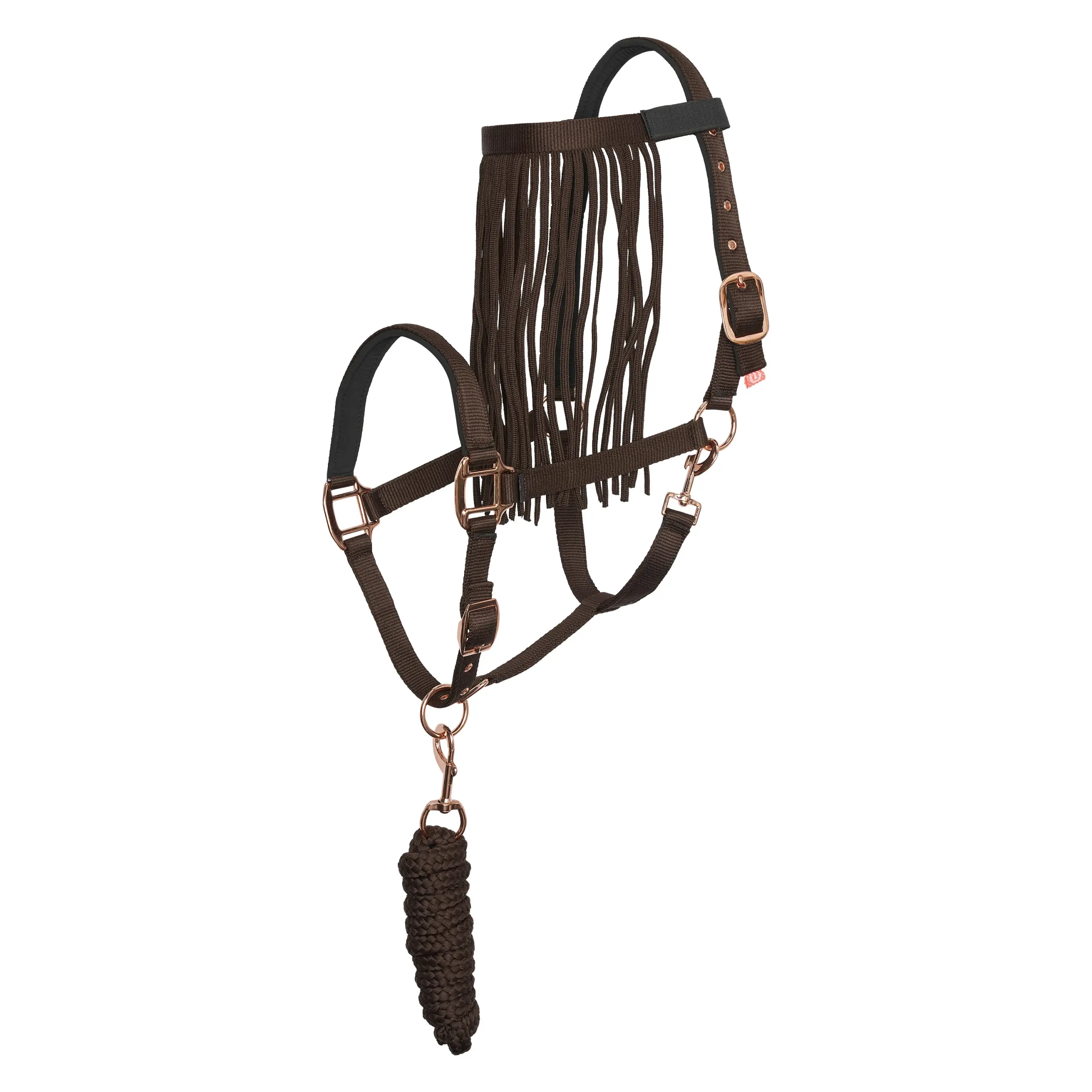 Halfter Nylon mit Anbindestrick und Fliegenfransen IRH