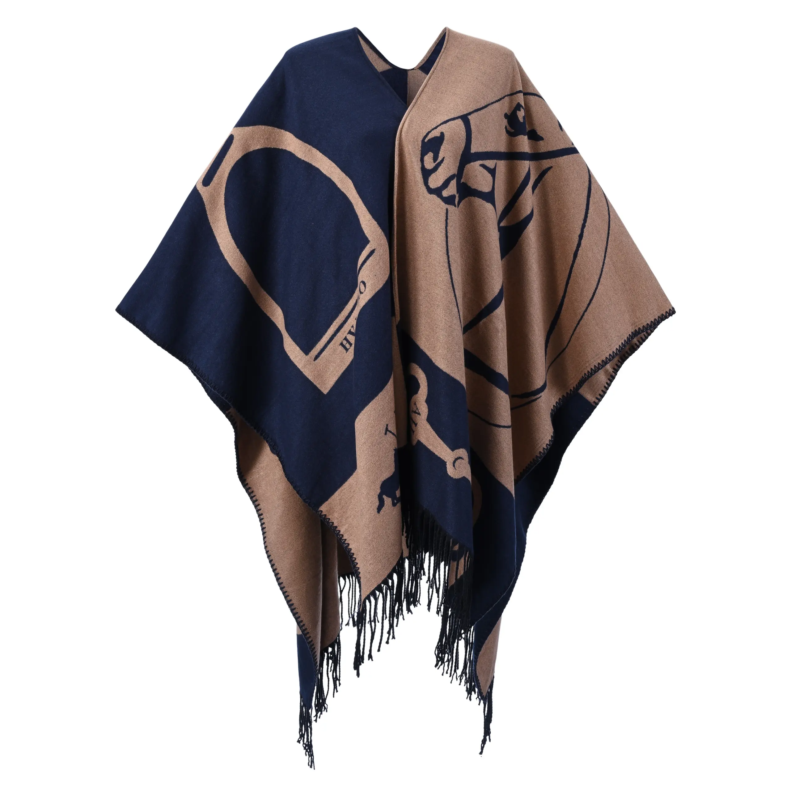 Damen Poncho HVPNanda
