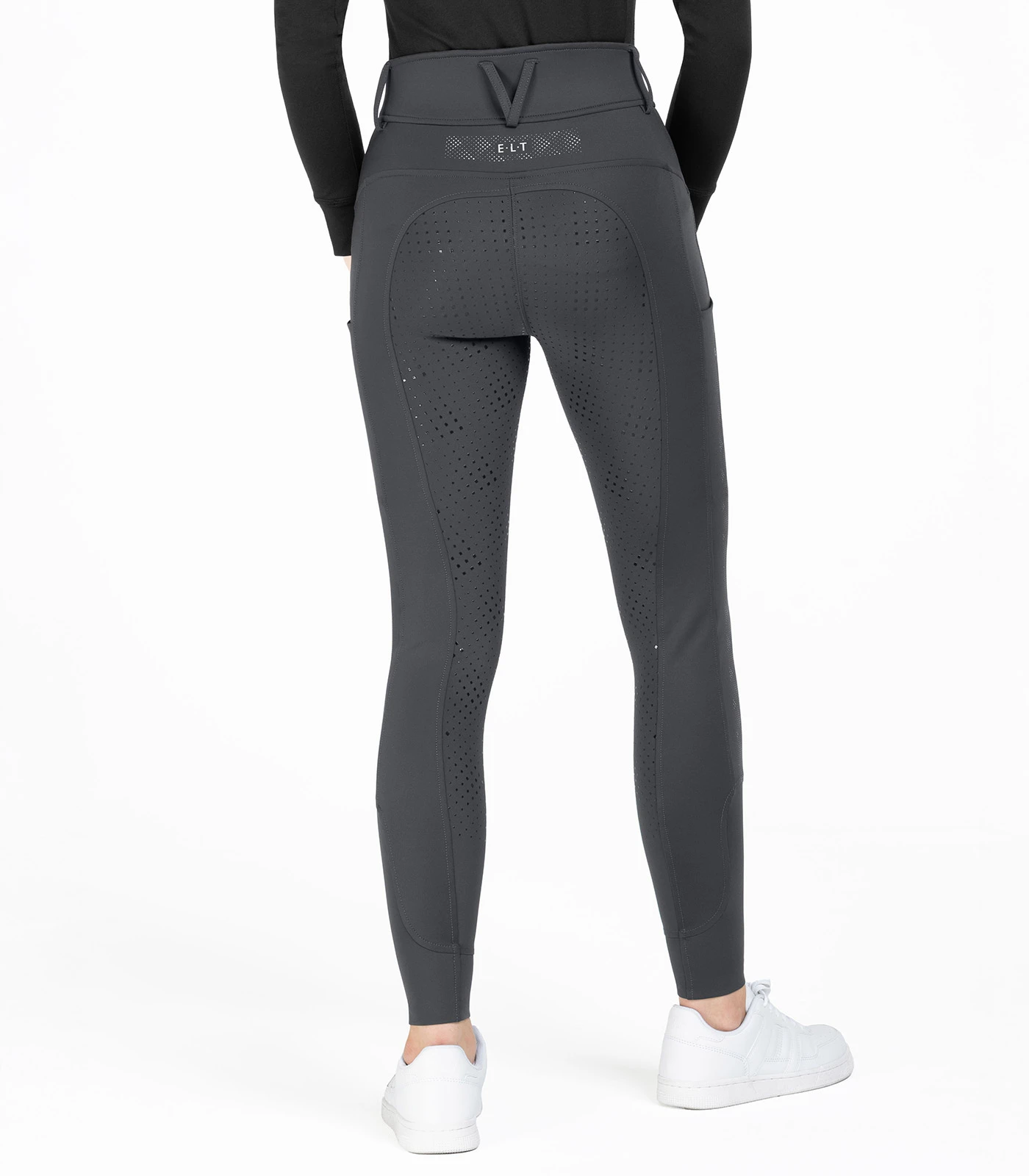 Reflektierende Damen Vollbesatz-Reithose