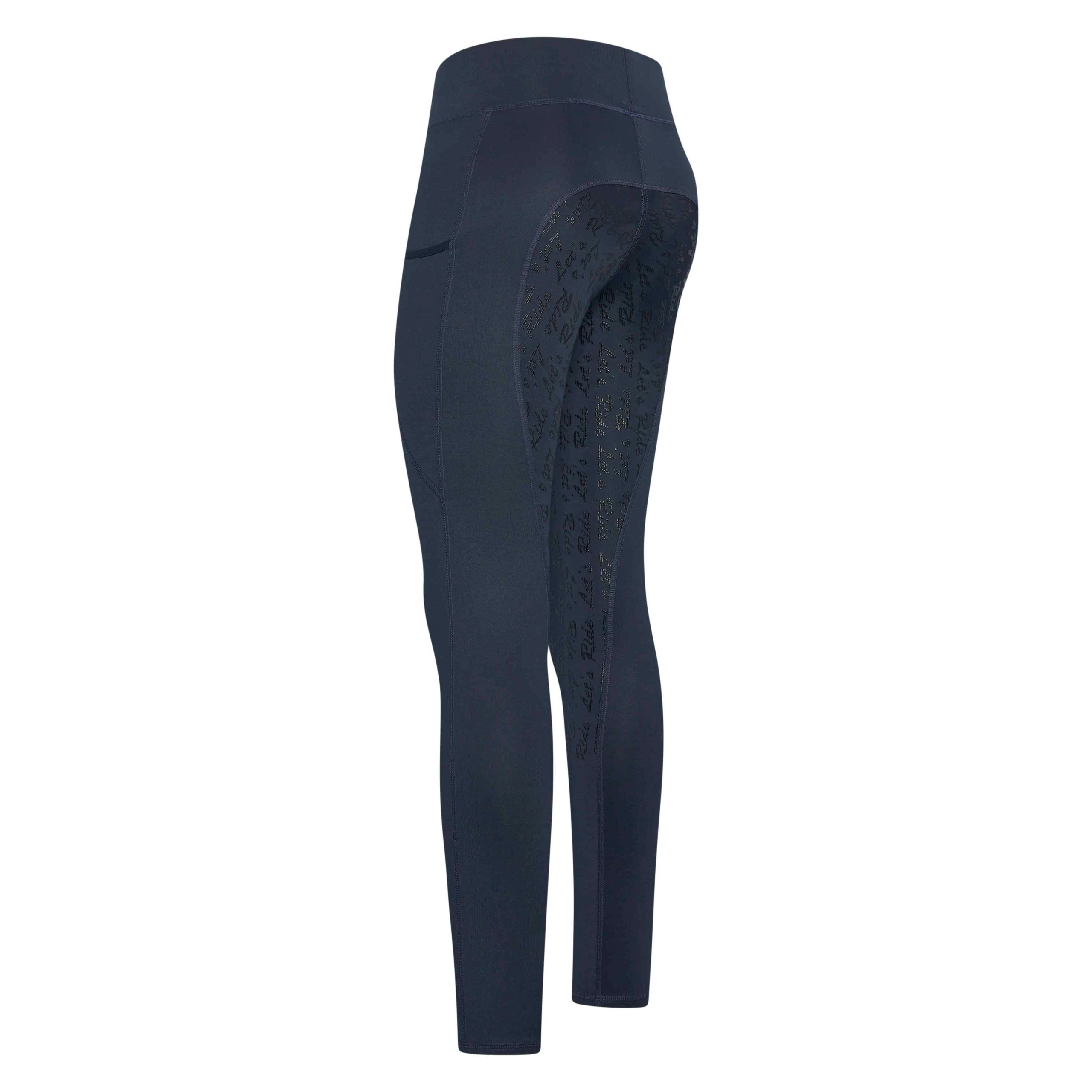 Kinder Reitleggings DIETSE Winter FullGrip