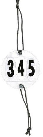 HKM Competition numbers 1 pair, 3 digits, adjustable