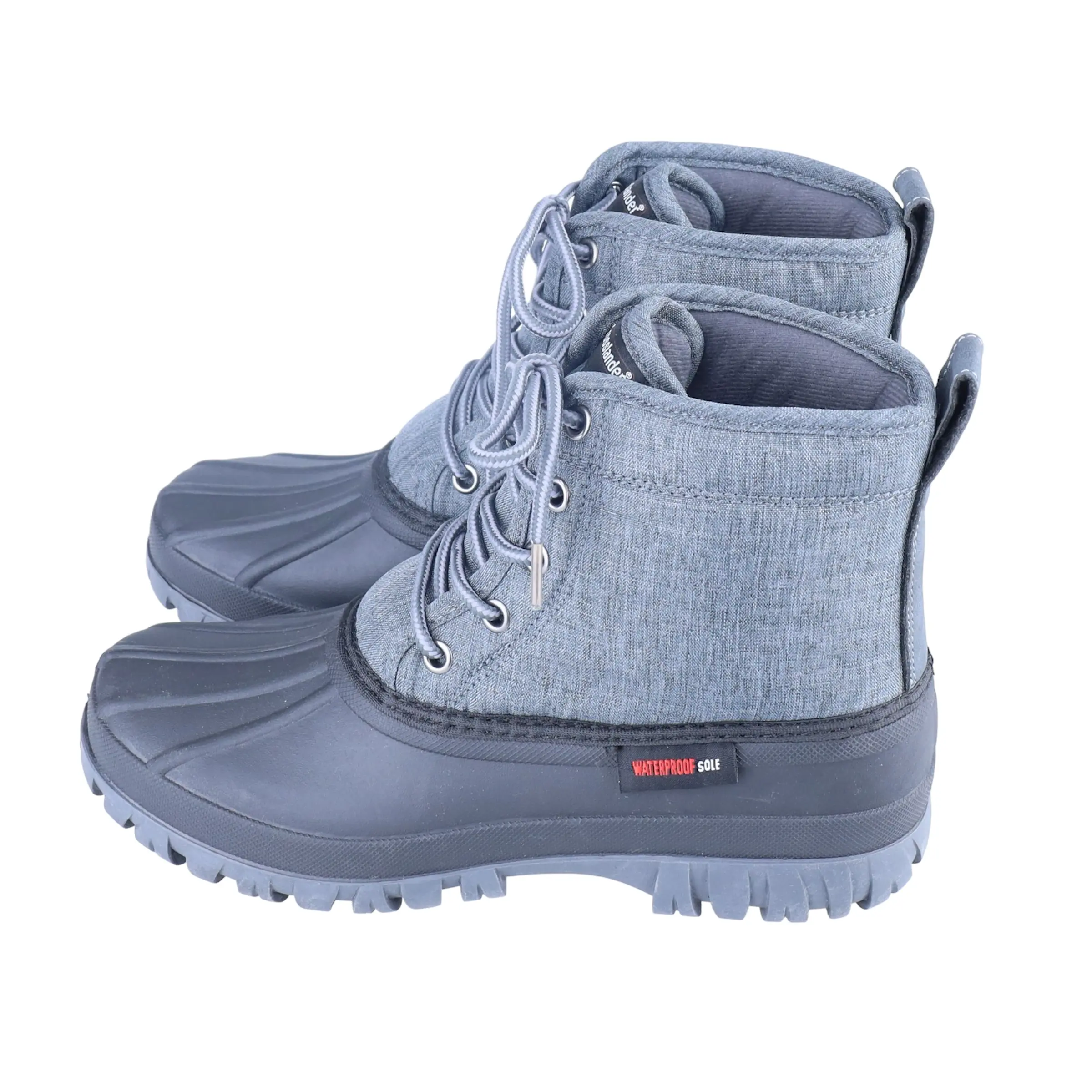 Crosslander® Stallschuh "Astana", schwarz/grau, wasserdichter Gum
