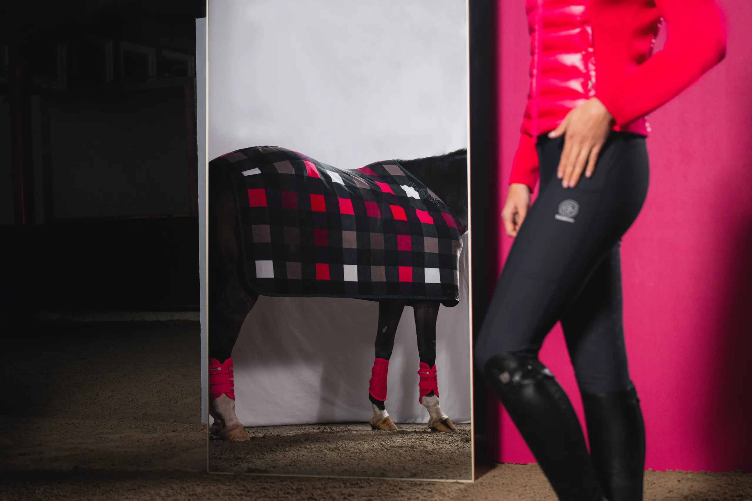 Abschwitzdecke FLEECE CHECK Dynamic 2026