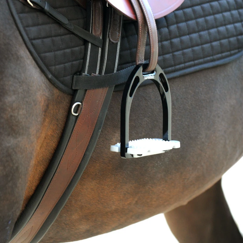 KAVALKADE Oiled Leather Longgirth "Foster Comfort", with elast