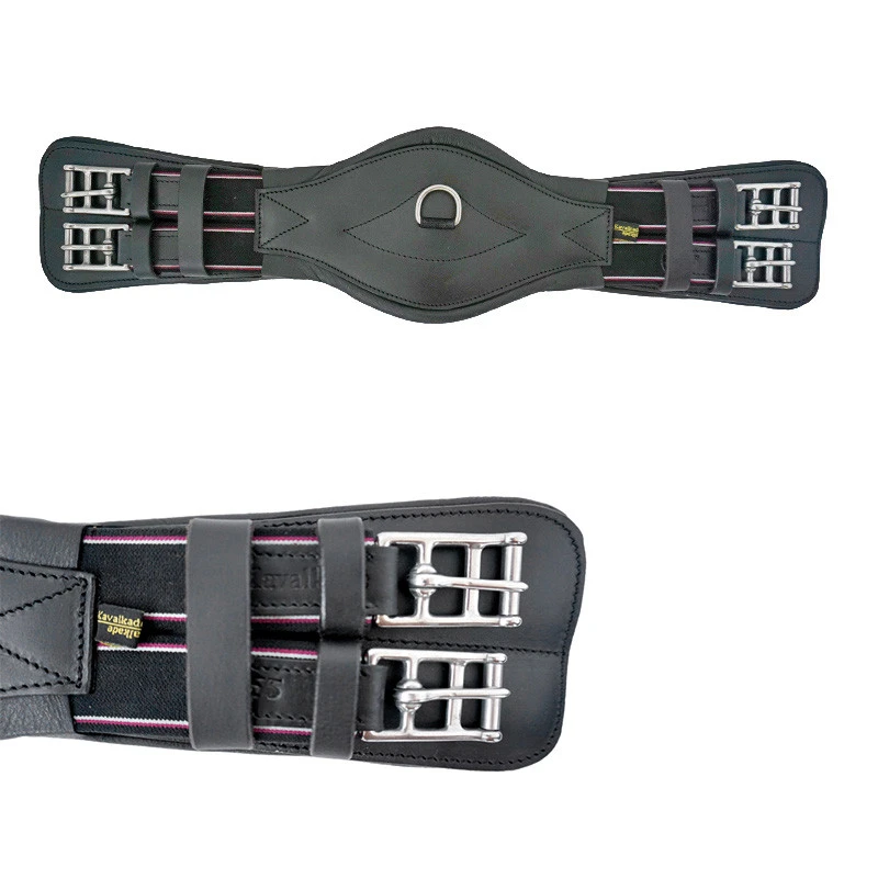 KAVALKADE Oiled Leather Shortgirth "Foster Comfort", with elast