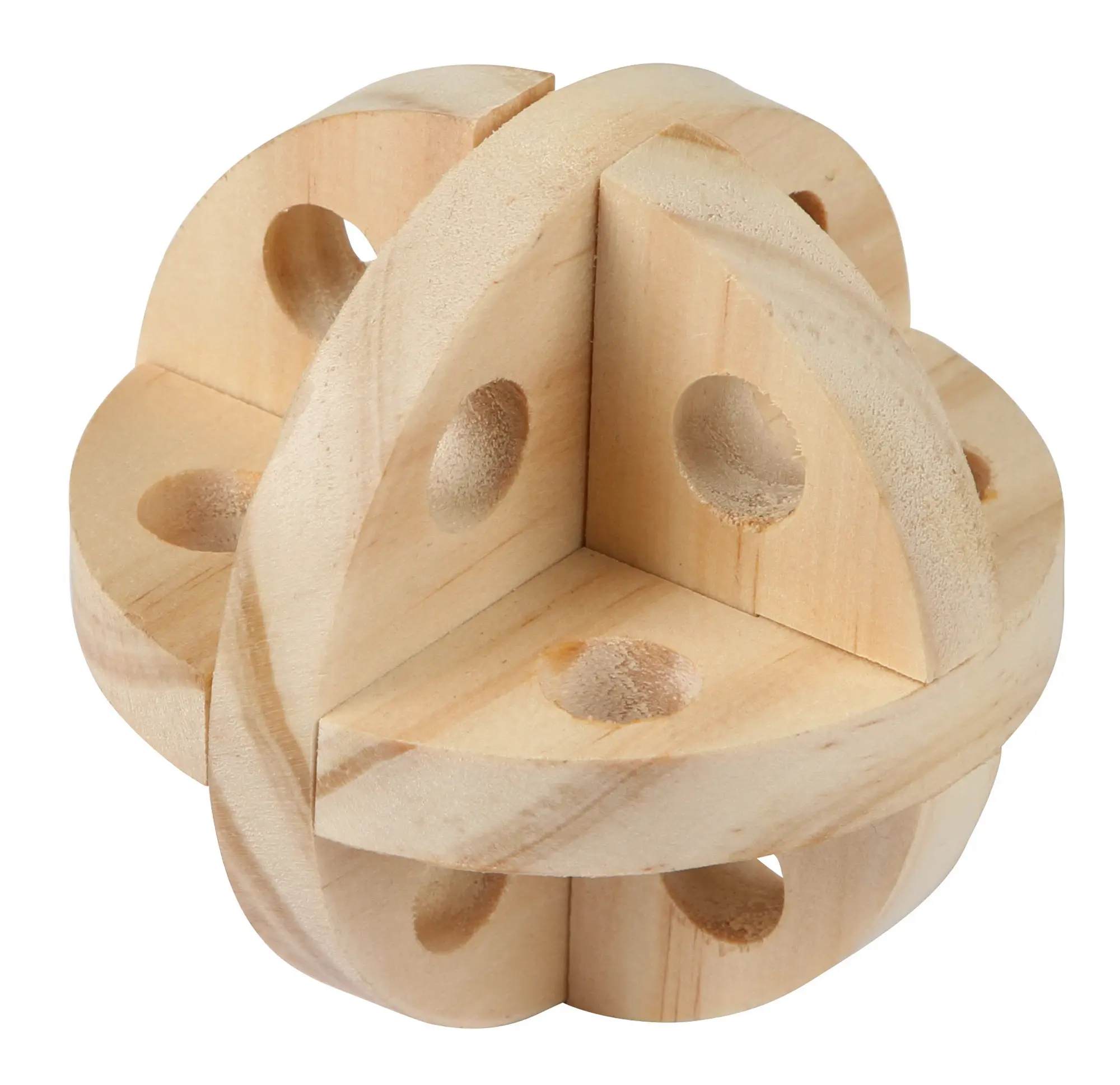 Spiel- u. Snackball für Nager Natur, Ø 7 cm