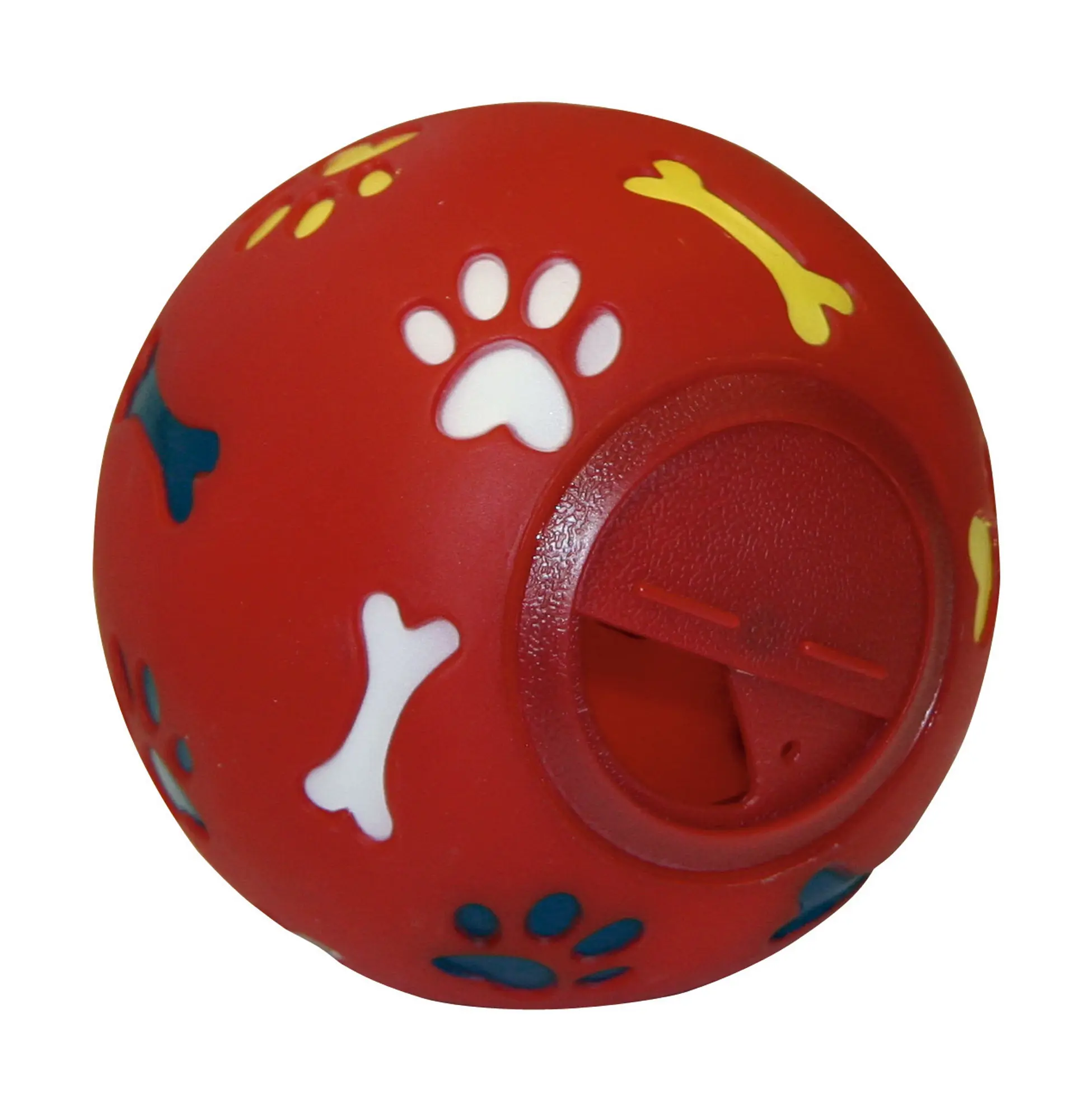 Dog snack ball ø 11cm, red