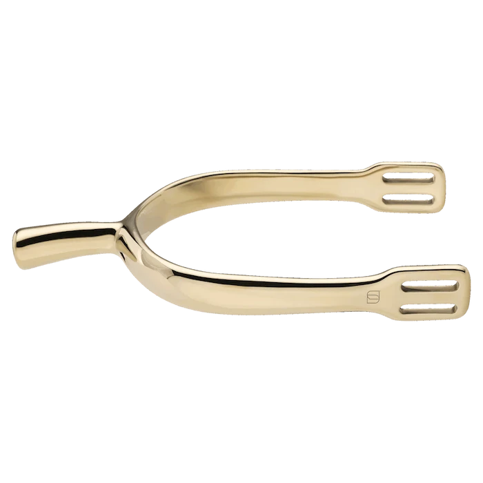 HS-Dressage spurs for men - German Silver highly polished