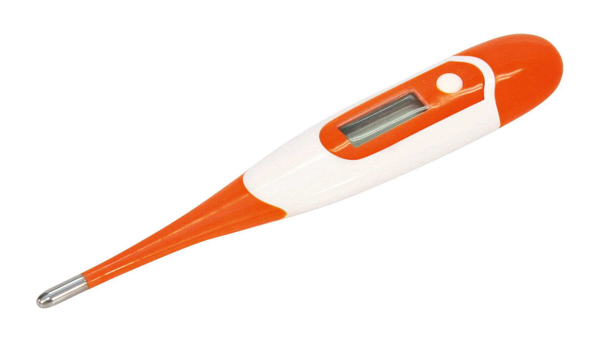 Fieberthermometer, wasserfest, flexible Sonde, 10sek. Meßzeit