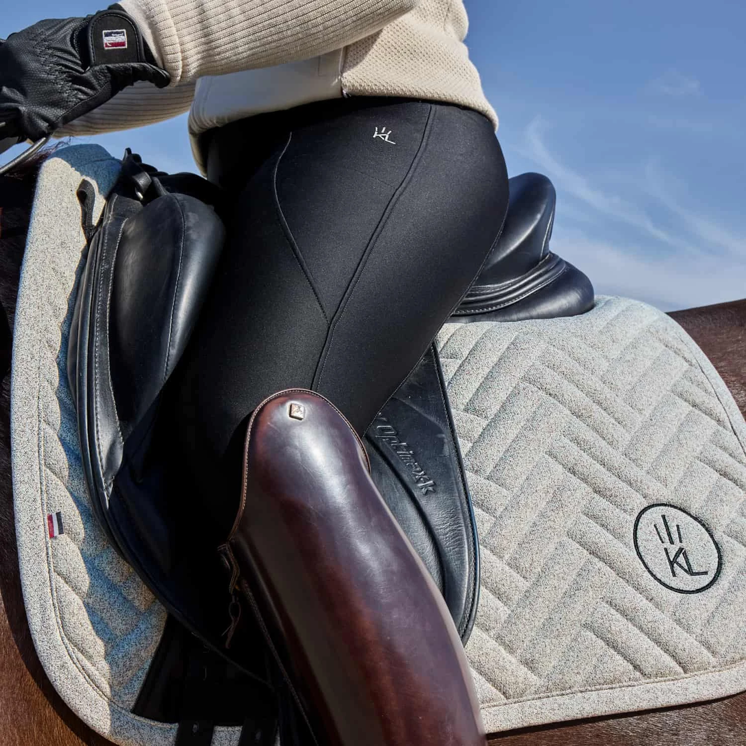 Ladies pull up breeches KLKristin A-Shape full-grip