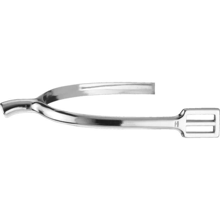 Spurs for ladies - Neverrust chrome plated, 20 mm flat