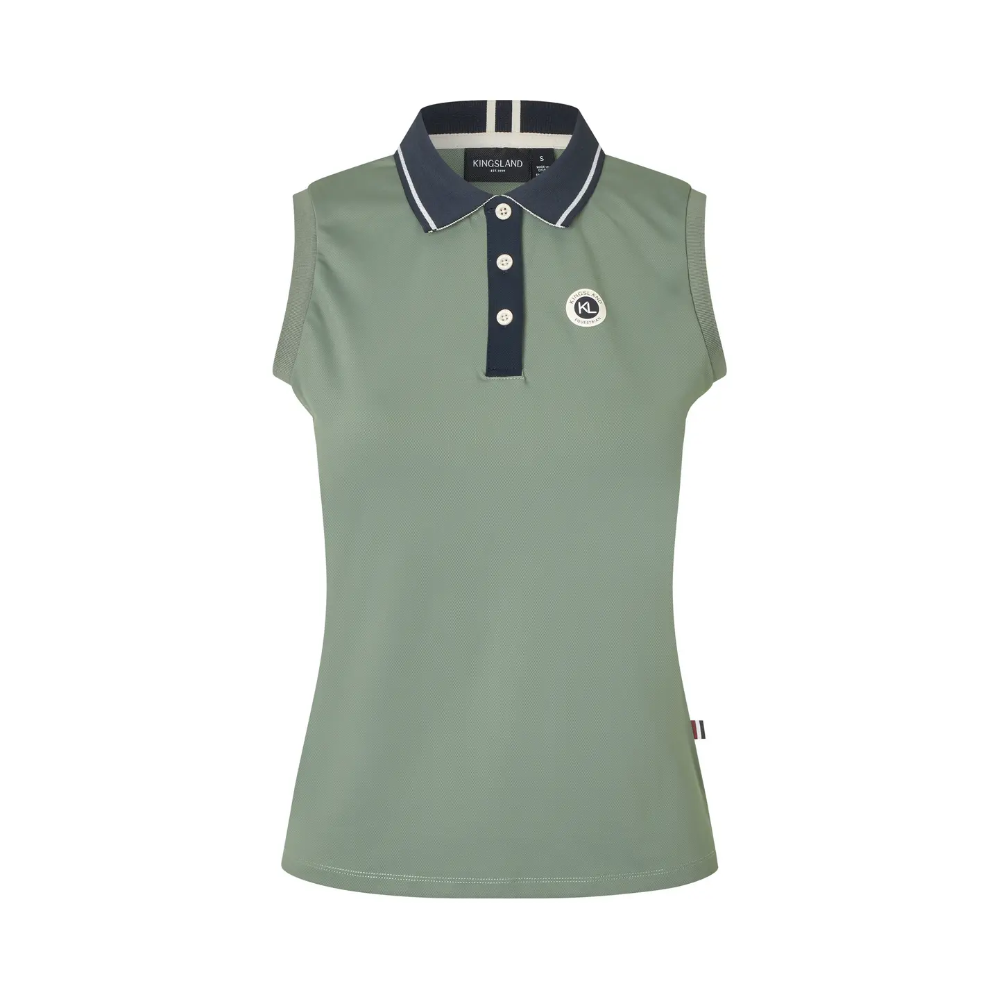 Ladies Sleeveless Polo Pique Top KLLaura summer 2026