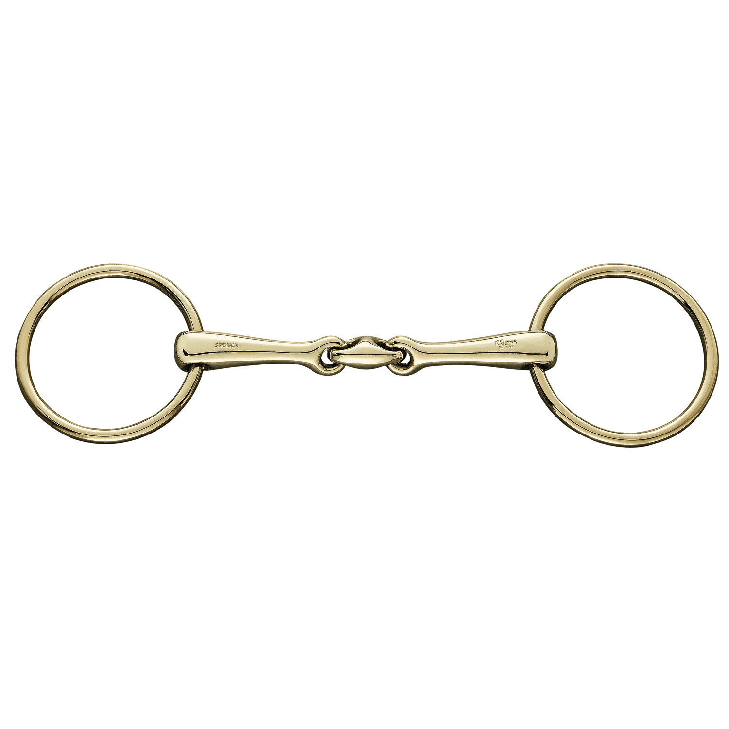 KK ULTRA snaffle bit 18 mm - sensogan with Aurigan rings