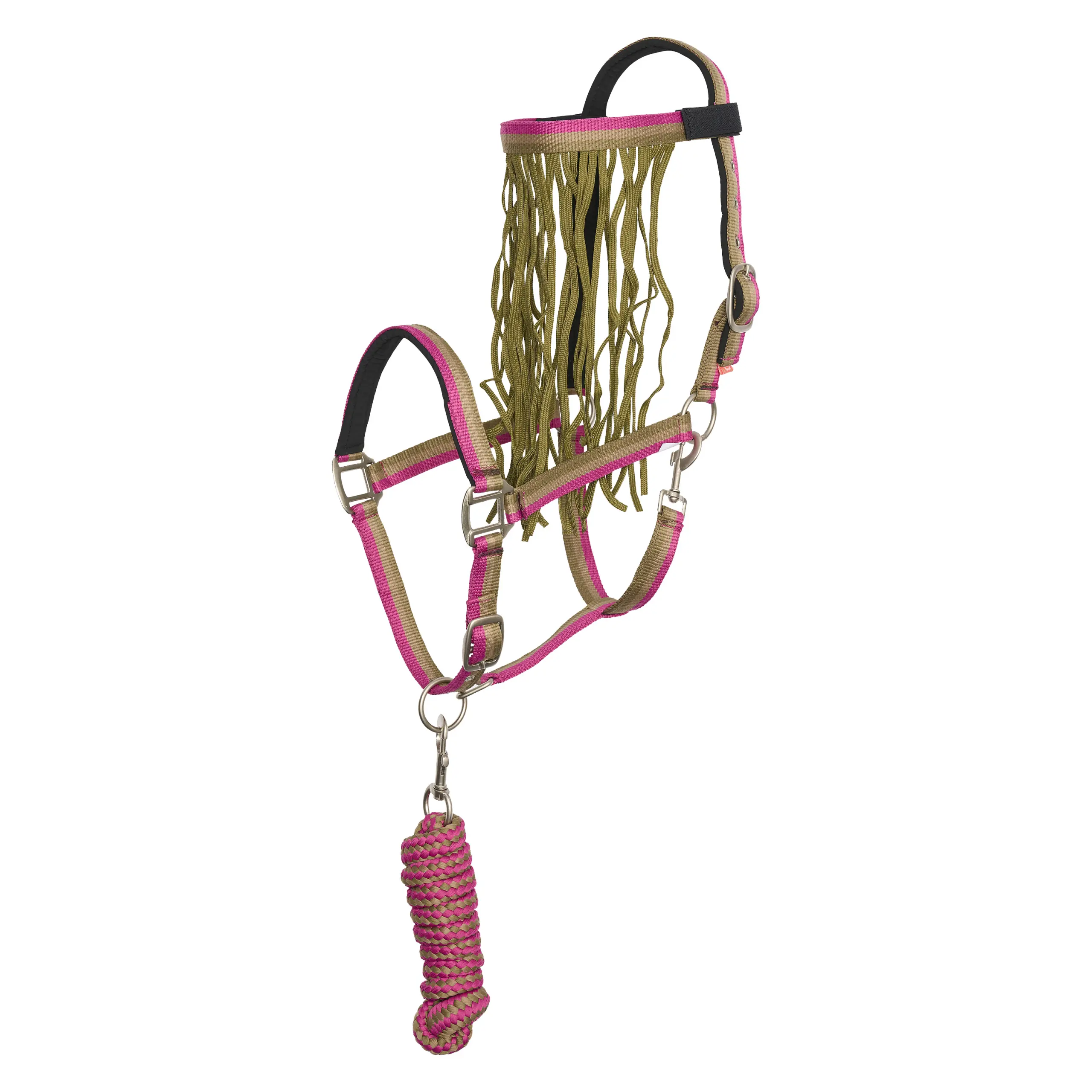 Halfter Nylon mit Anbindestrick und Fliegenfransen IRH