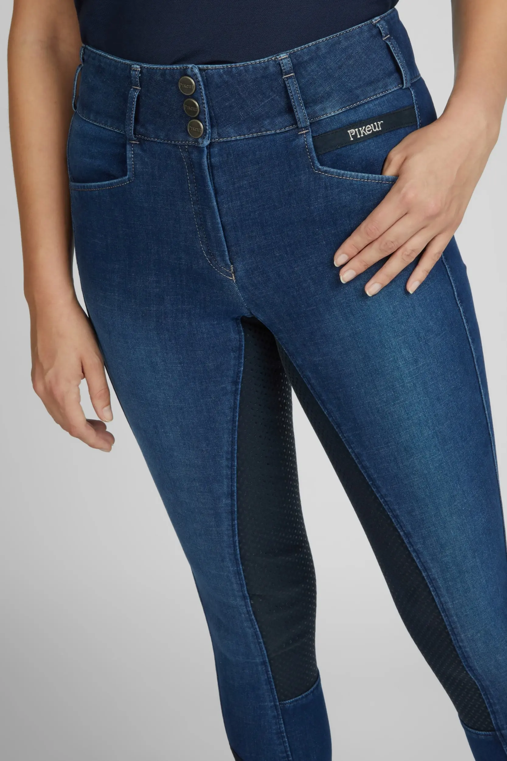Damen Vollbesatz Reithose CANDELA JEANS GRIP
