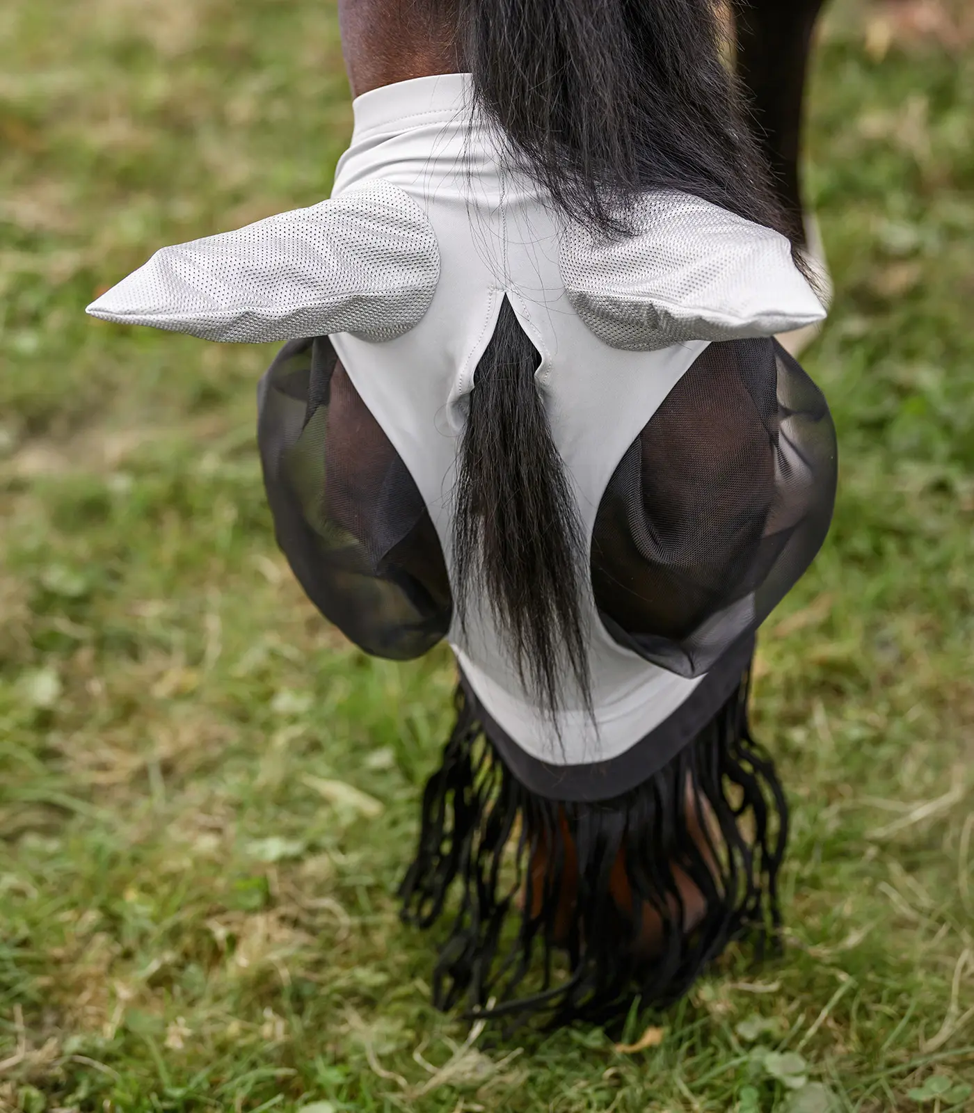 PUCK fly mask with nose fringes